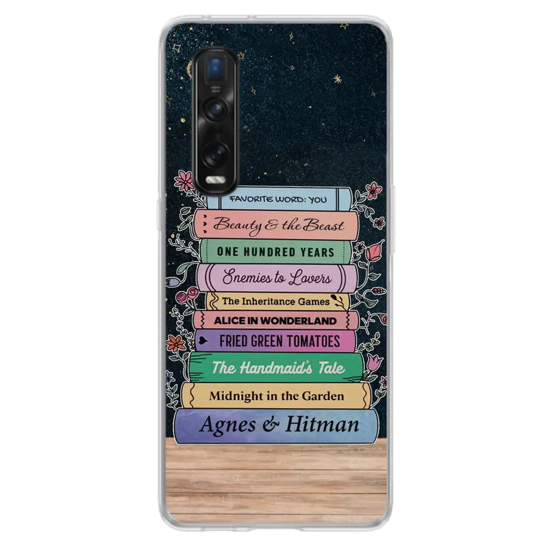 Custom Personalized Reading Book Xiaomi/ Huawei/ Oppo Cases - Gift Idea For Reading Lover/ Birthday
