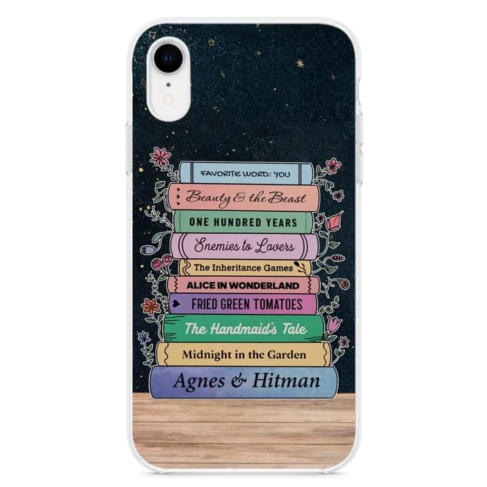 Custom Personalized Reading Book Phone Case For iPhone/ Samsung - Gift Idea For Reading Lover/ Birthday