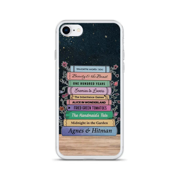 Custom Personalized Reading Book Phone Case For iPhone/ Samsung - Gift Idea For Reading Lover/ Birthday