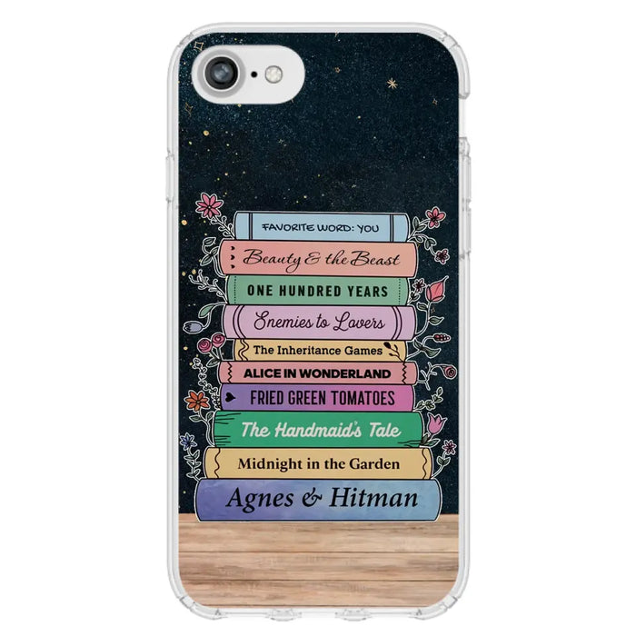 Custom Personalized Reading Book Phone Case For iPhone/ Samsung - Gift Idea For Reading Lover/ Birthday