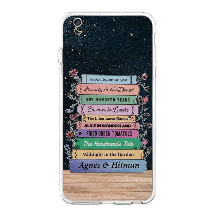 Custom Personalized Reading Book Phone Case For iPhone/ Samsung - Gift Idea For Reading Lover/ Birthday