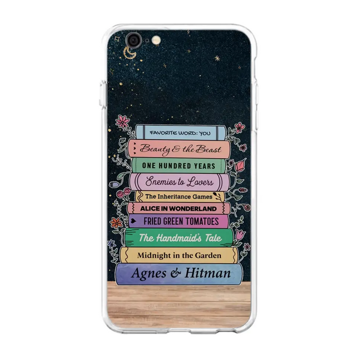 Custom Personalized Reading Book Phone Case For iPhone/ Samsung - Gift Idea For Reading Lover/ Birthday