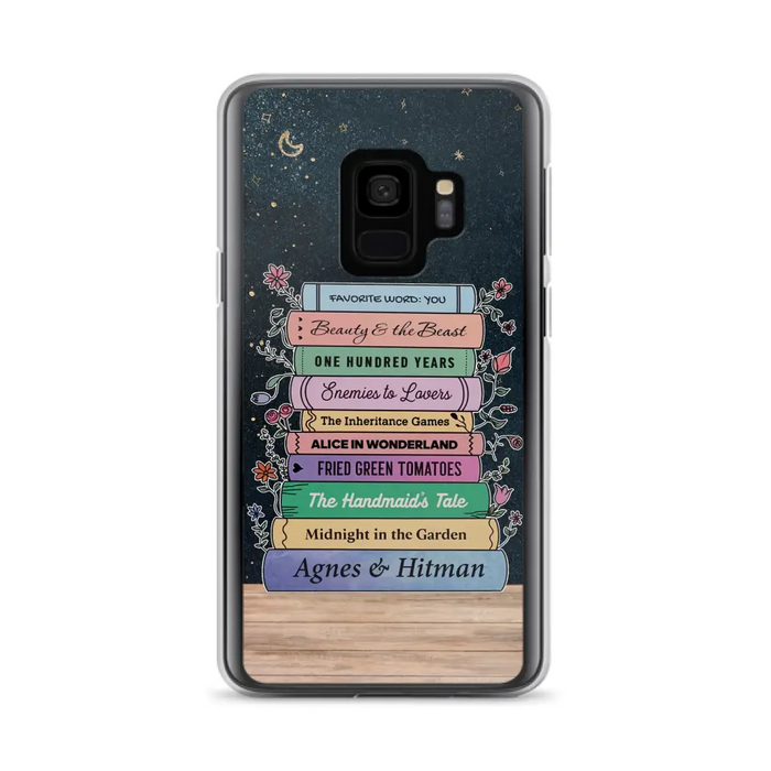 Custom Personalized Reading Book Phone Case For iPhone/ Samsung - Gift Idea For Reading Lover/ Birthday