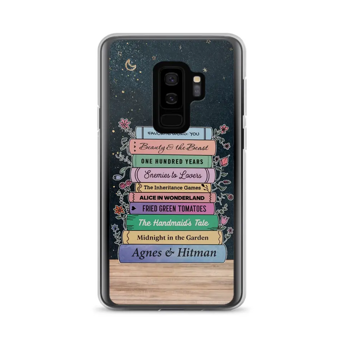 Custom Personalized Reading Book Phone Case For iPhone/ Samsung - Gift Idea For Reading Lover/ Birthday