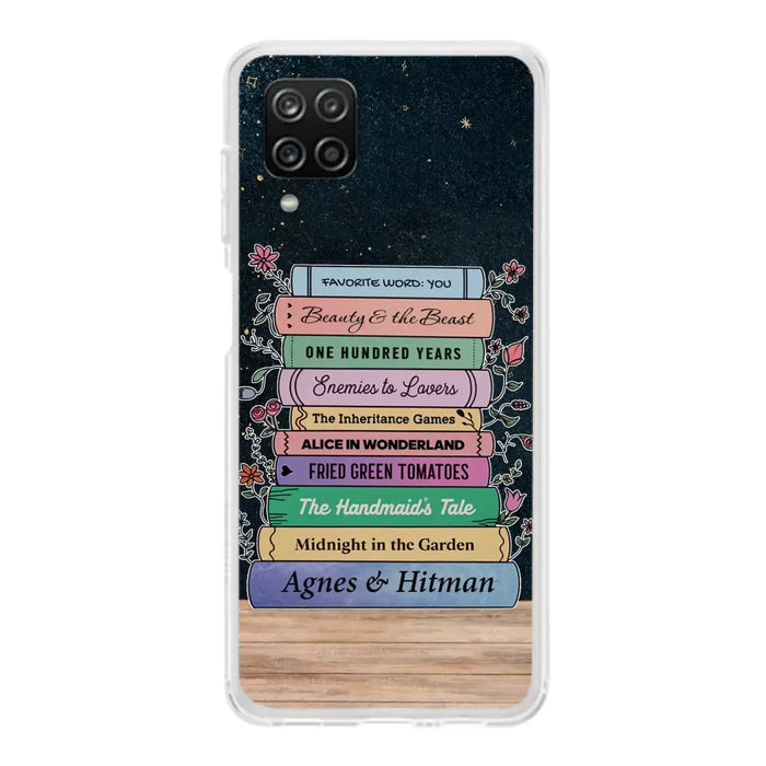 Custom Personalized Reading Book Phone Case For iPhone/ Samsung - Gift Idea For Reading Lover/ Birthday