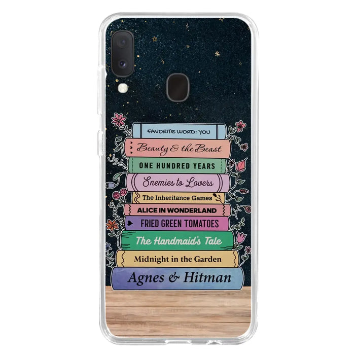 Custom Personalized Reading Book Phone Case For iPhone/ Samsung - Gift Idea For Reading Lover/ Birthday