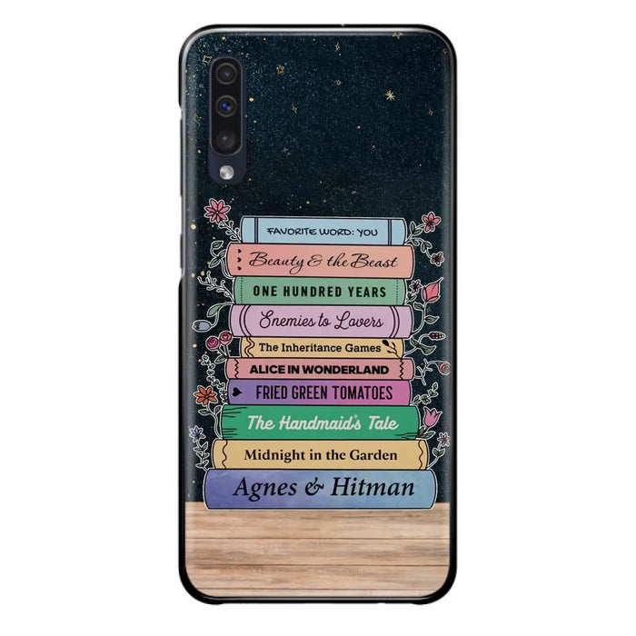 Custom Personalized Reading Book Phone Case For iPhone/ Samsung - Gift Idea For Reading Lover/ Birthday