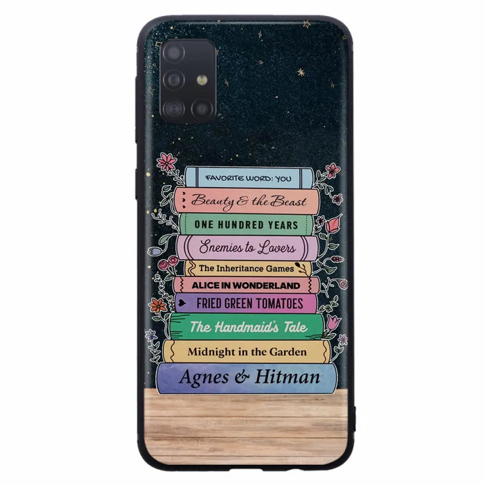 Custom Personalized Reading Book Phone Case For iPhone/ Samsung - Gift Idea For Reading Lover/ Birthday