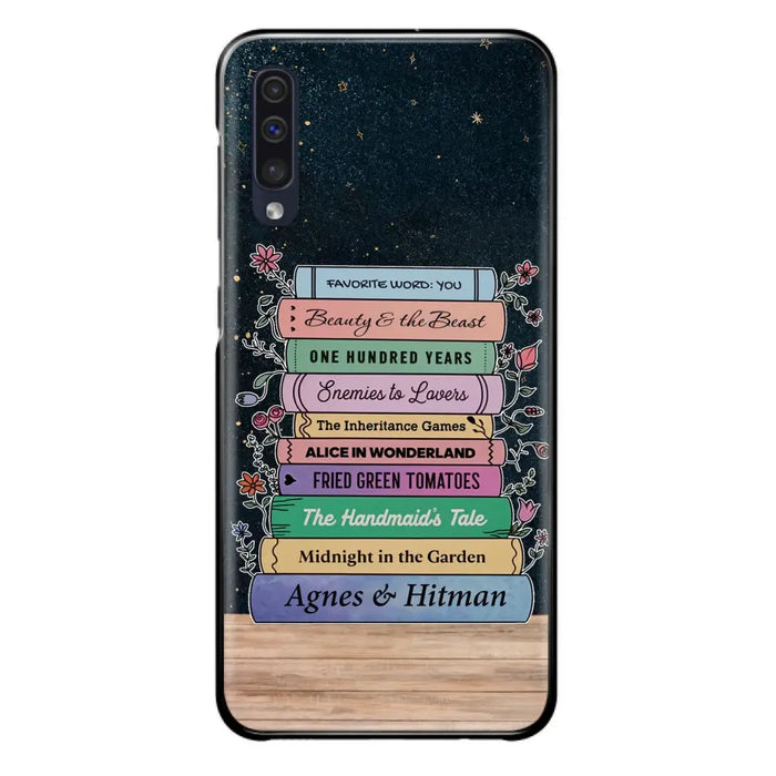 Custom Personalized Reading Book Phone Case For iPhone/ Samsung - Gift Idea For Reading Lover/ Birthday