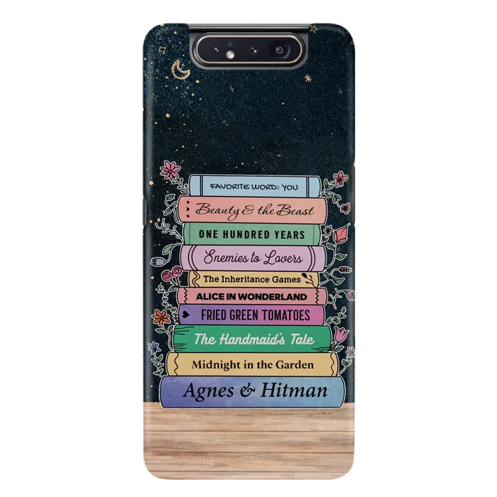 Custom Personalized Reading Book Phone Case For iPhone/ Samsung - Gift Idea For Reading Lover/ Birthday