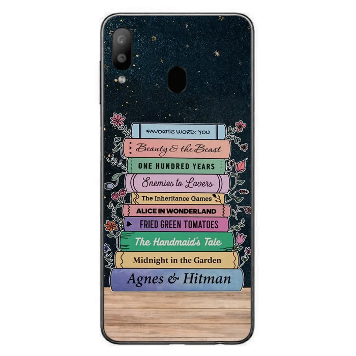 Custom Personalized Reading Book Phone Case For iPhone/ Samsung - Gift Idea For Reading Lover/ Birthday