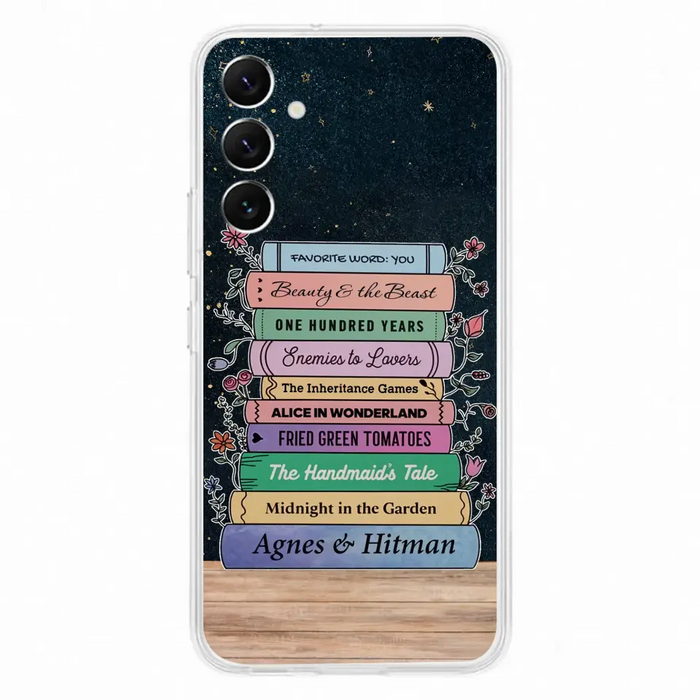 Custom Personalized Reading Book Phone Case For iPhone/ Samsung - Gift Idea For Reading Lover/ Birthday