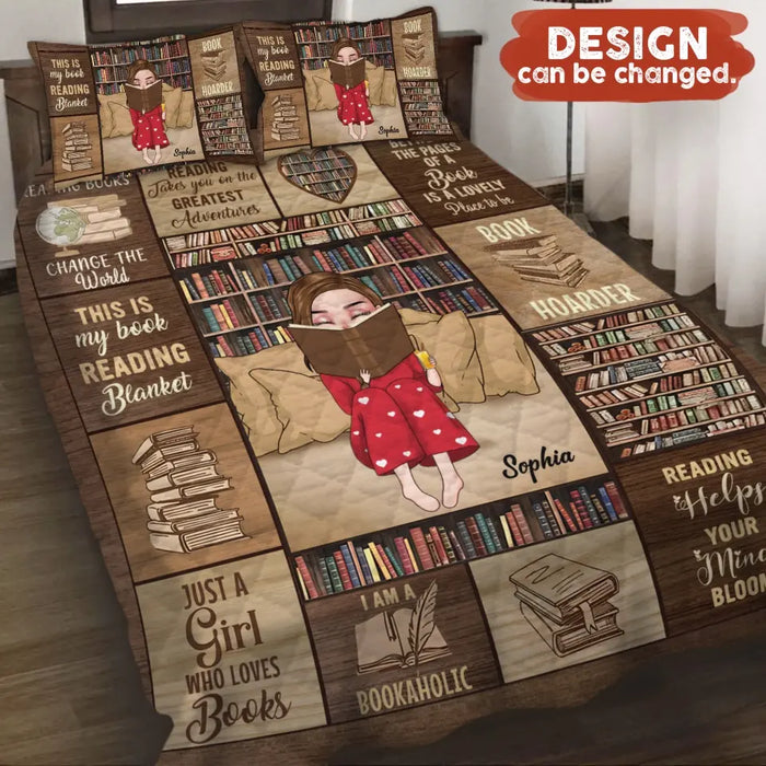 Custom Personalized Reading Book Quilt Bed Sets - Gift Idea For Books Lover - Reading Books Change The World