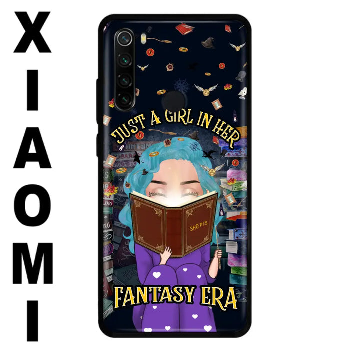 Custom Personalized Reading Book Phone Case - Gift Idea For Book Lovers - Just A Girl In Her Fantasy Era - Case For Xiaomi/ Oppo/ Huawei