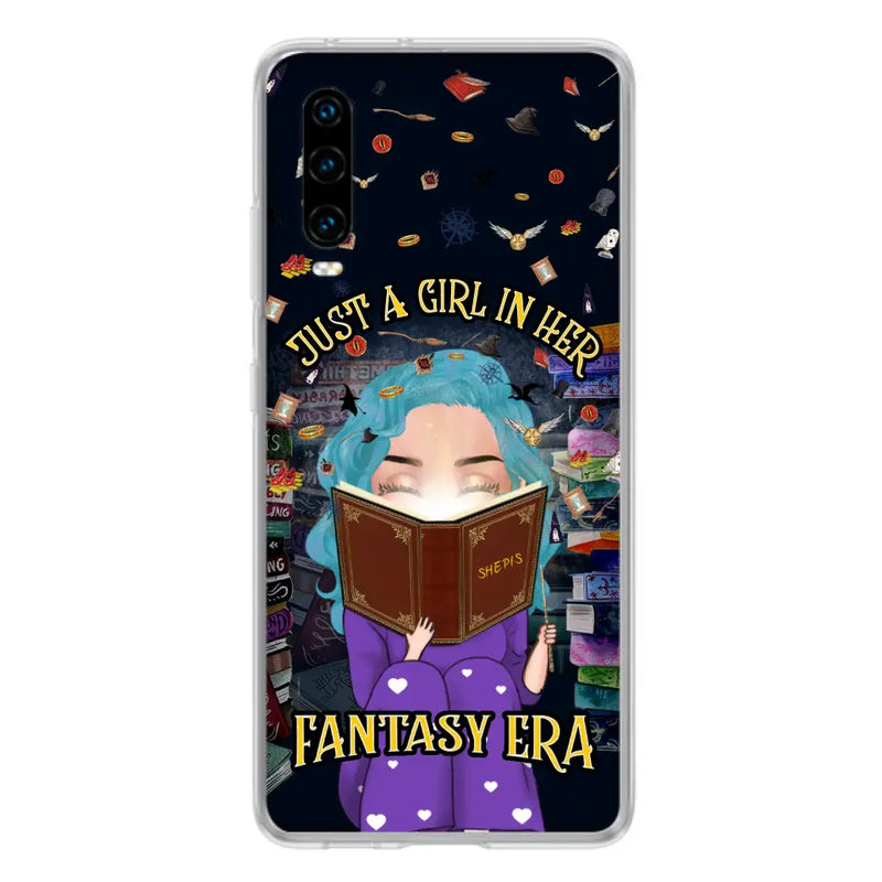 Custom Personalized Reading Book Phone Case - Gift Idea For Book Lovers - Just A Girl In Her Fantasy Era - Case For Xiaomi/ Oppo/ Huawei