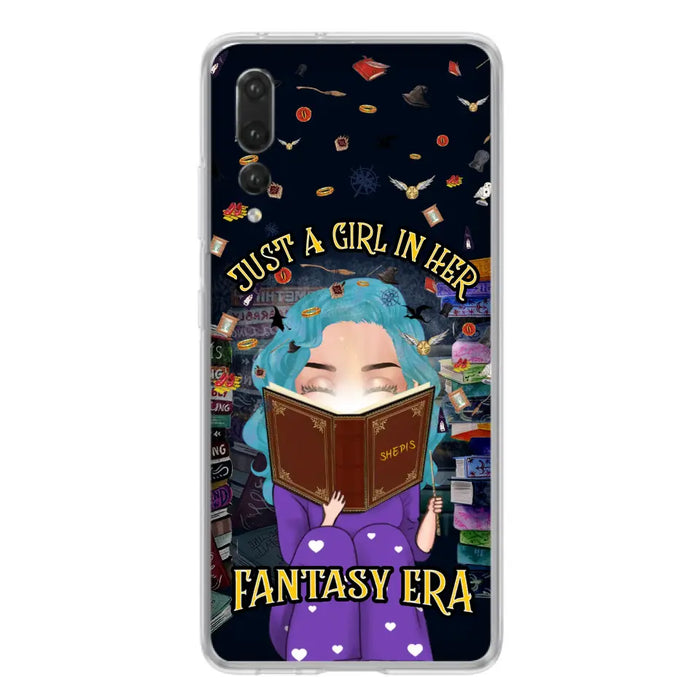 Custom Personalized Reading Book Phone Case - Gift Idea For Book Lovers - Just A Girl In Her Fantasy Era - Case For Xiaomi/ Oppo/ Huawei