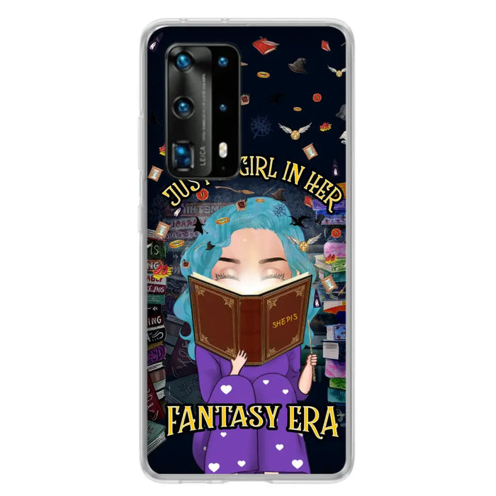 Custom Personalized Reading Book Phone Case - Gift Idea For Book Lovers - Just A Girl In Her Fantasy Era - Case For Xiaomi/ Oppo/ Huawei