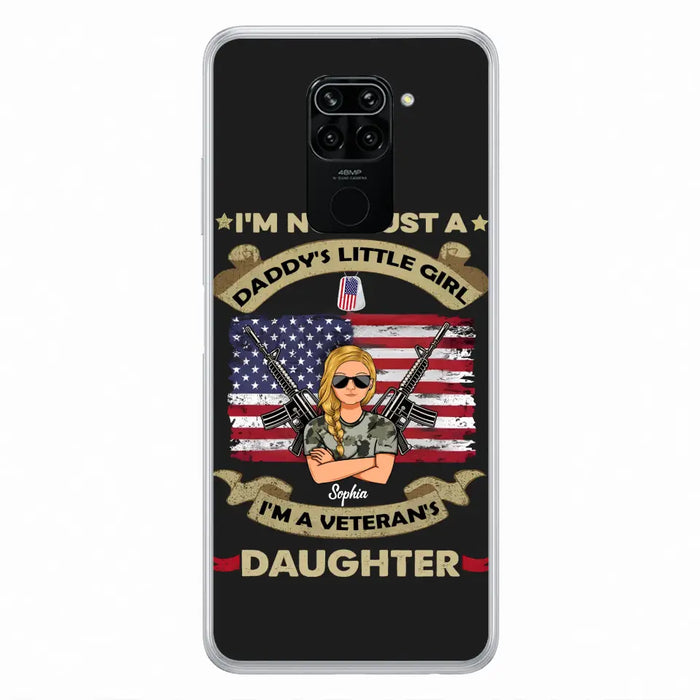 Custom Personalized Veteran's Daughter Phone Case - Gift Idea For Veteran/ Daughter - I'm Not Just A Daddy's Little Girl I'm A Veteran's Daughter - Case For Xiaomi/ Oppo/ Huawei