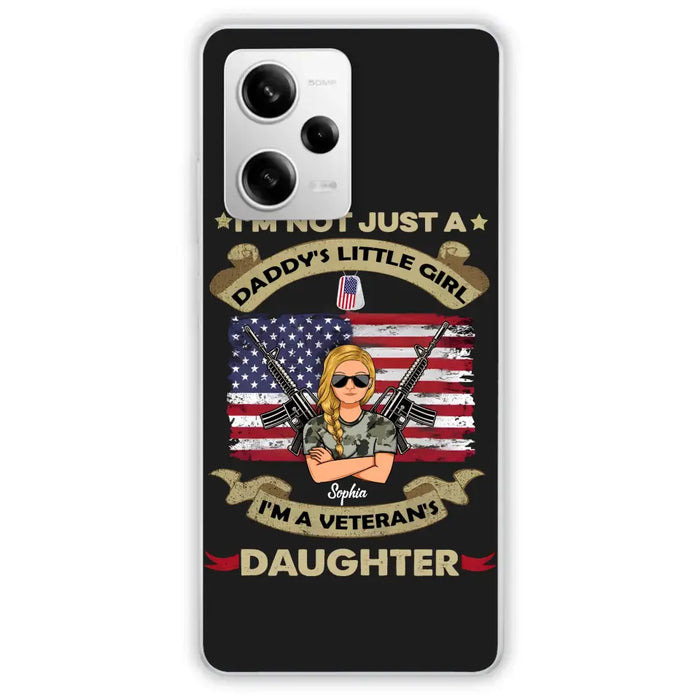 Custom Personalized Veteran's Daughter Phone Case - Gift Idea For Veteran/ Daughter - I'm Not Just A Daddy's Little Girl I'm A Veteran's Daughter - Case For Xiaomi/ Oppo/ Huawei