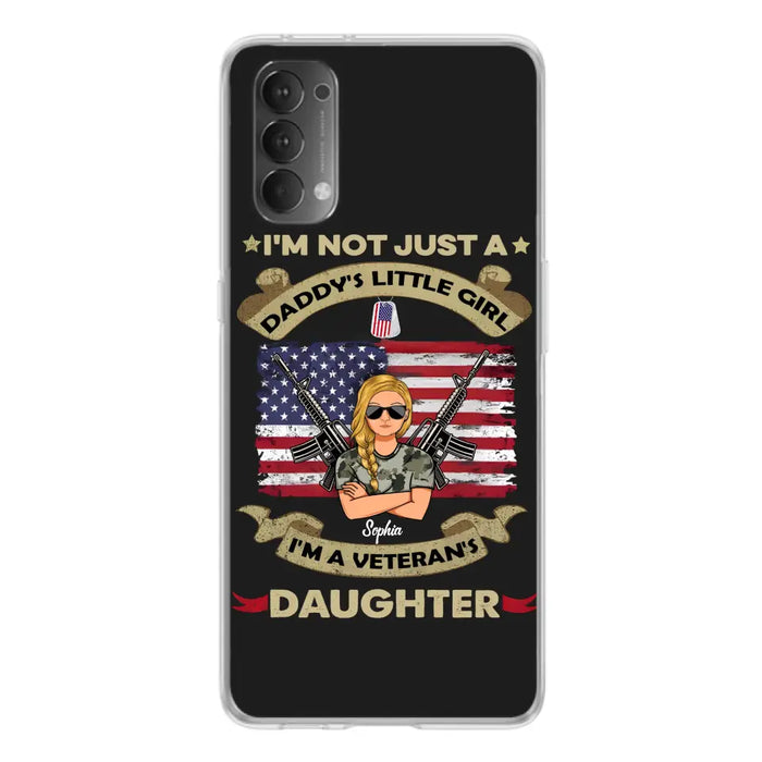 Custom Personalized Veteran's Daughter Phone Case - Gift Idea For Veteran/ Daughter - I'm Not Just A Daddy's Little Girl I'm A Veteran's Daughter - Case For Xiaomi/ Oppo/ Huawei