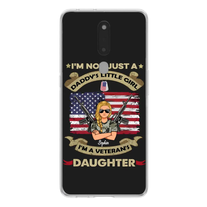 Custom Personalized Veteran's Daughter Phone Case - Gift Idea For Veteran/ Daughter - I'm Not Just A Daddy's Little Girl I'm A Veteran's Daughter - Case For Xiaomi/ Oppo/ Huawei