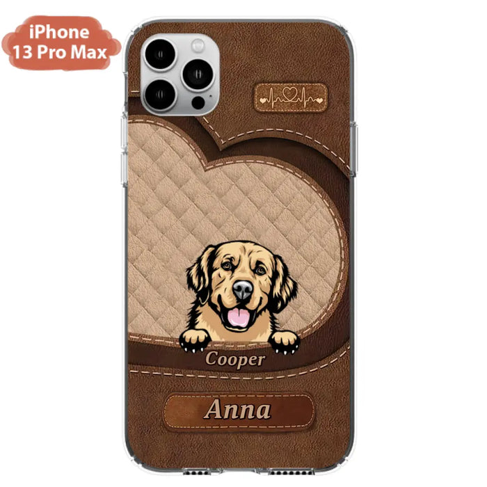 Custom Personalized Dog Phone Case - Gift Idea For Dog Lovers - Case For iPhone And Samsung