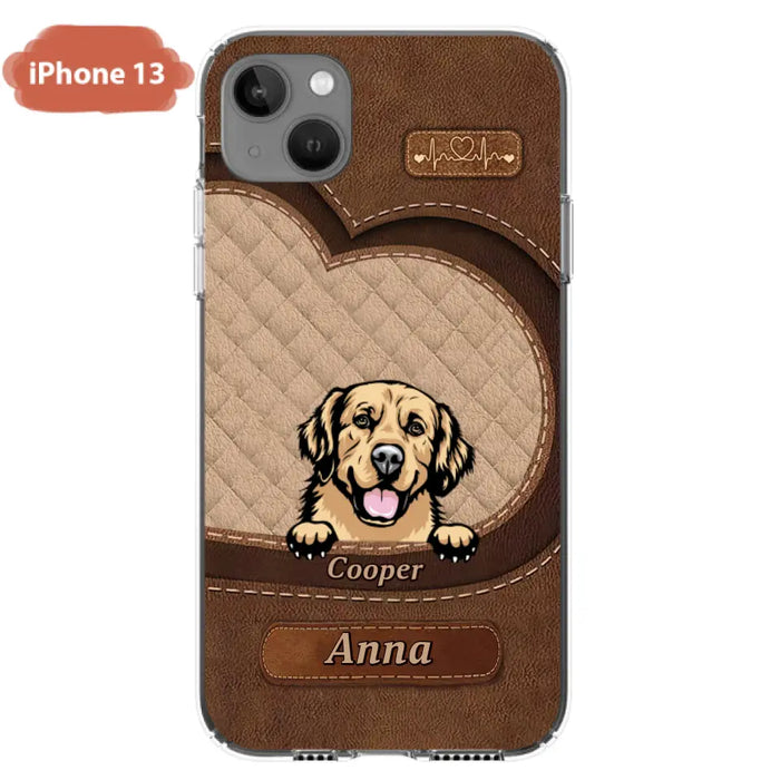 Custom Personalized Dog Phone Case - Gift Idea For Dog Lovers - Case For iPhone And Samsung