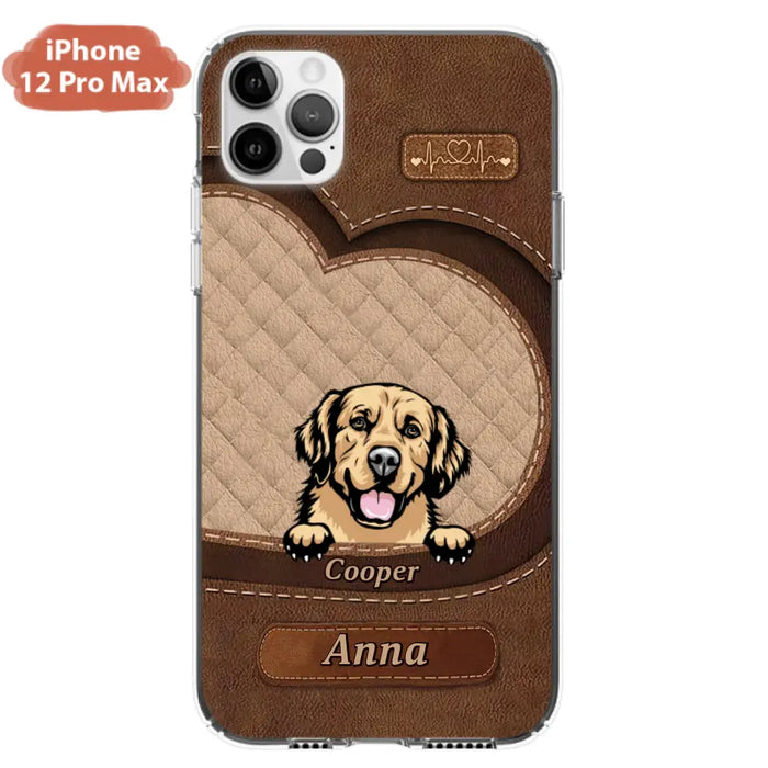 Custom Personalized Dog Phone Case - Gift Idea For Dog Lovers - Case For iPhone And Samsung