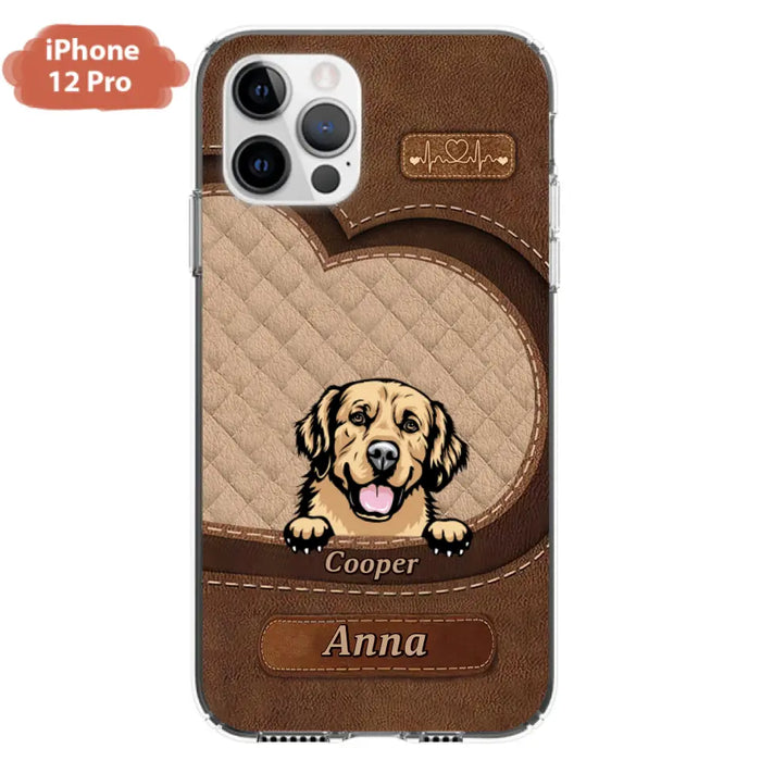 Custom Personalized Dog Phone Case - Gift Idea For Dog Lovers - Case For iPhone And Samsung