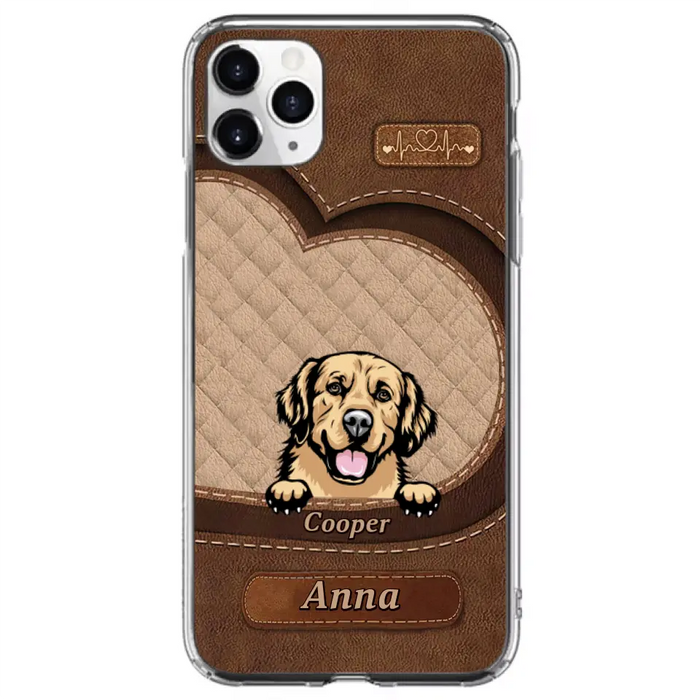 Custom Personalized Dog Phone Case - Gift Idea For Dog Lovers - Case For iPhone And Samsung