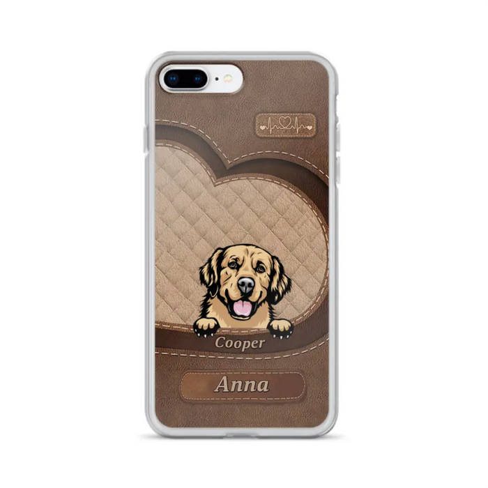 Custom Personalized Dog Phone Case - Gift Idea For Dog Lovers - Case For iPhone And Samsung