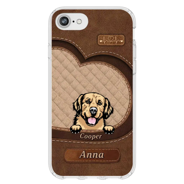 Custom Personalized Dog Phone Case - Gift Idea For Dog Lovers - Case For iPhone And Samsung