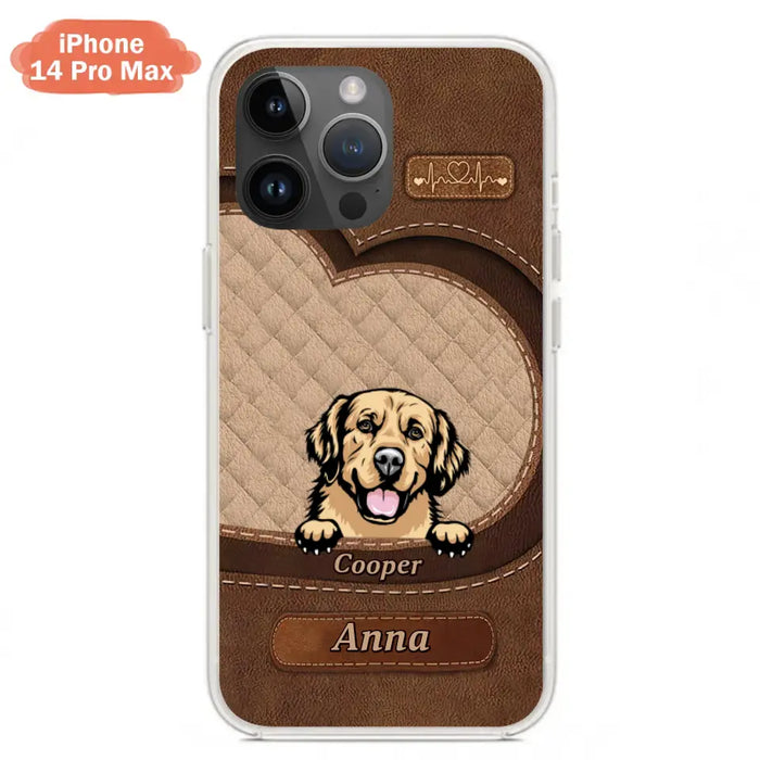 Custom Personalized Dog Phone Case - Gift Idea For Dog Lovers - Case For iPhone And Samsung