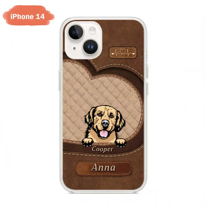 Custom Personalized Dog Phone Case - Gift Idea For Dog Lovers - Case For iPhone And Samsung