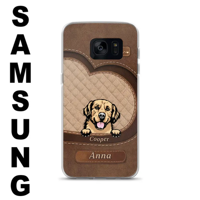 Custom Personalized Dog Phone Case - Gift Idea For Dog Lovers - Case For iPhone And Samsung