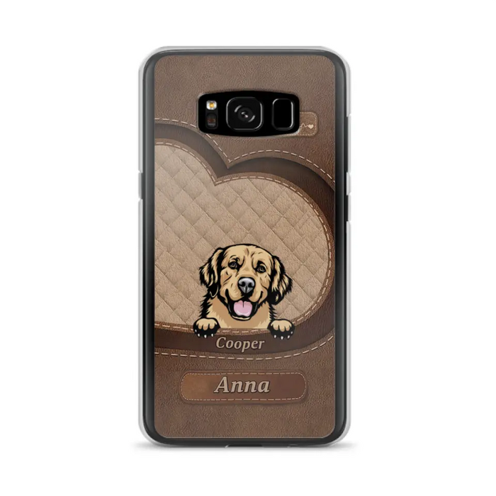 Custom Personalized Dog Phone Case - Gift Idea For Dog Lovers - Case For iPhone And Samsung