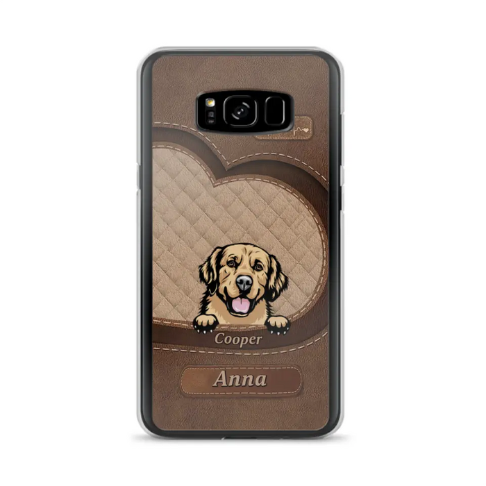 Custom Personalized Dog Phone Case - Gift Idea For Dog Lovers - Case For iPhone And Samsung