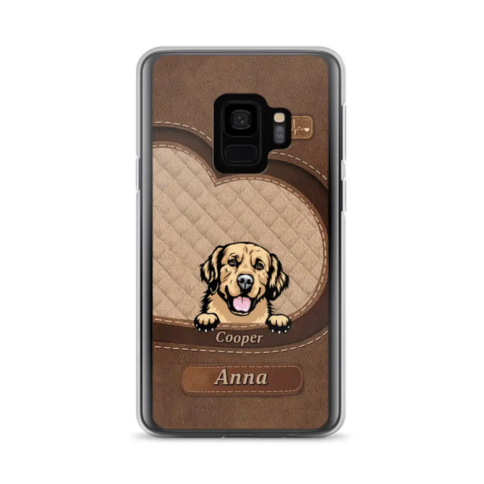 Custom Personalized Dog Phone Case - Gift Idea For Dog Lovers - Case For iPhone And Samsung