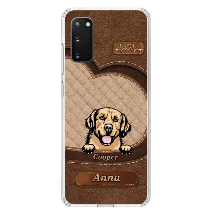 Custom Personalized Dog Phone Case - Gift Idea For Dog Lovers - Case For iPhone And Samsung