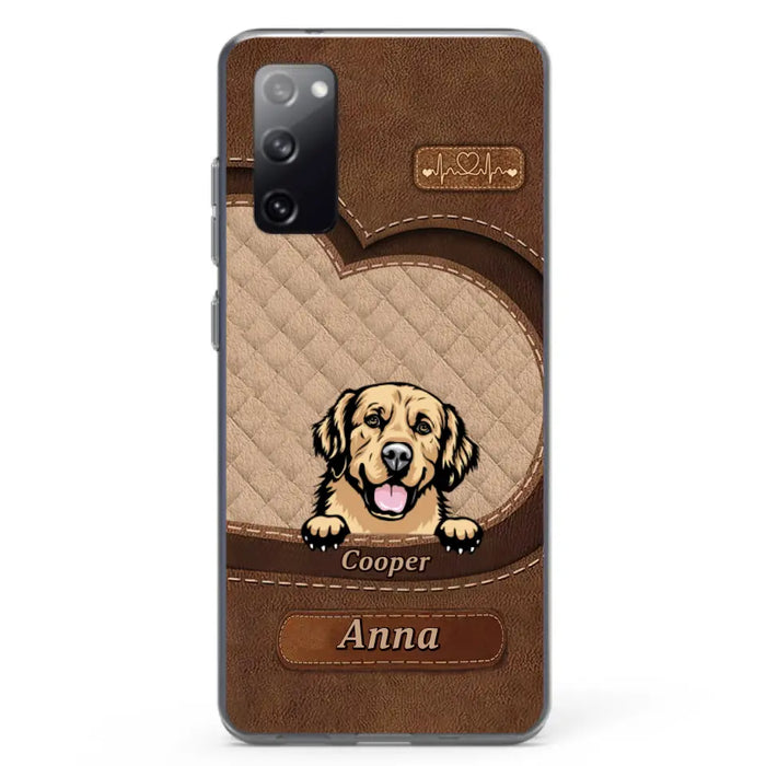 Custom Personalized Dog Phone Case - Gift Idea For Dog Lovers - Case For iPhone And Samsung