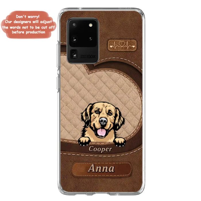 Custom Personalized Dog Phone Case - Gift Idea For Dog Lovers - Case For iPhone And Samsung