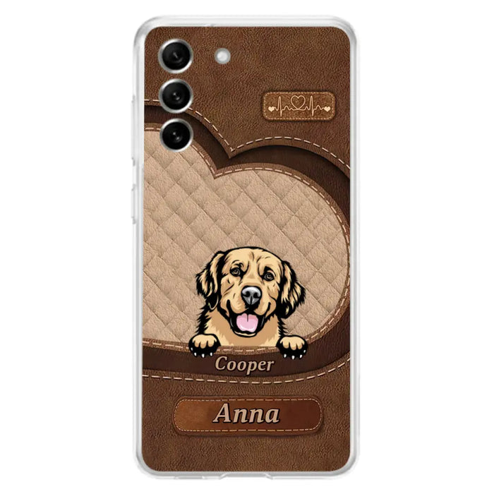 Custom Personalized Dog Phone Case - Gift Idea For Dog Lovers - Case For iPhone And Samsung