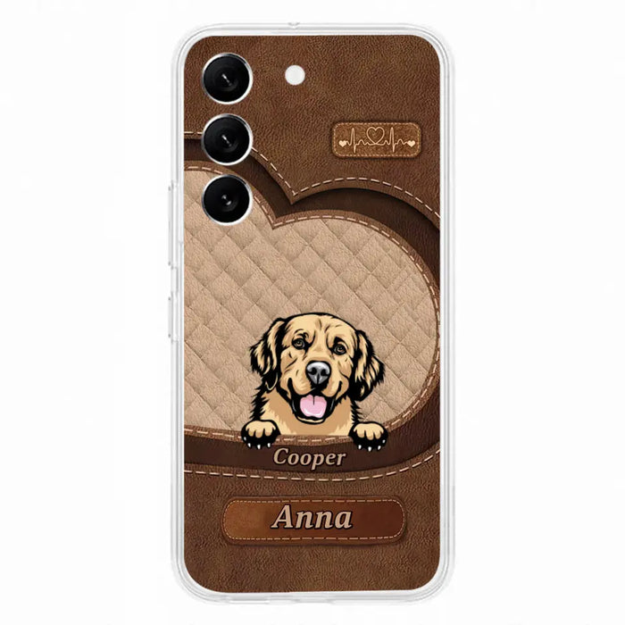 Custom Personalized Dog Phone Case - Gift Idea For Dog Lovers - Case For iPhone And Samsung