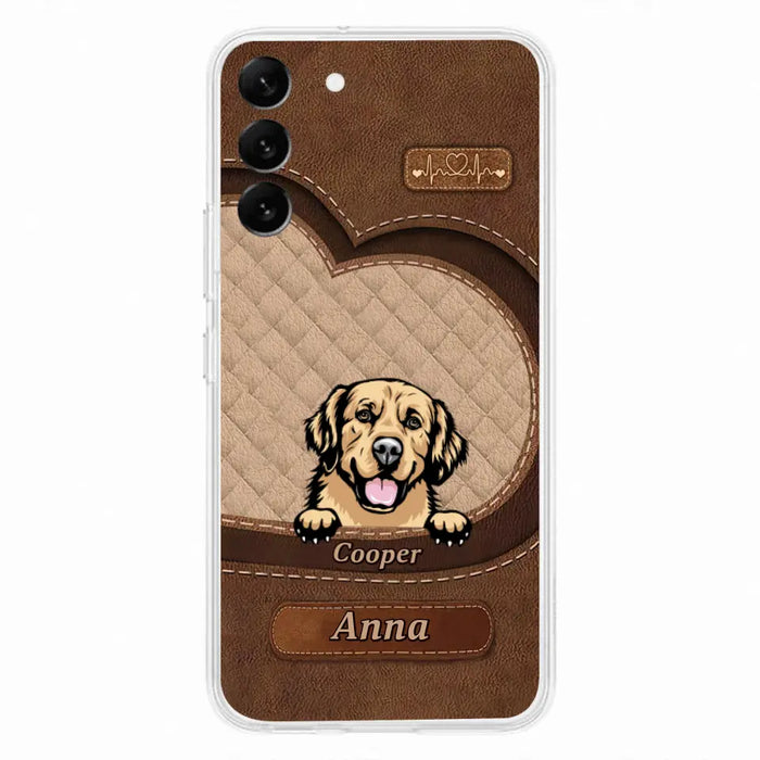 Custom Personalized Dog Phone Case - Gift Idea For Dog Lovers - Case For iPhone And Samsung