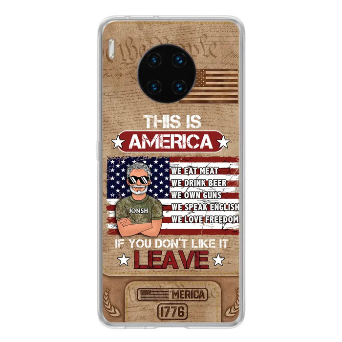 Custom Personalized Veteran Phone Case - Gift Idea For Veteran/ Daughter - This Is America - Case For Xiaomi/ Oppo/ Huawei