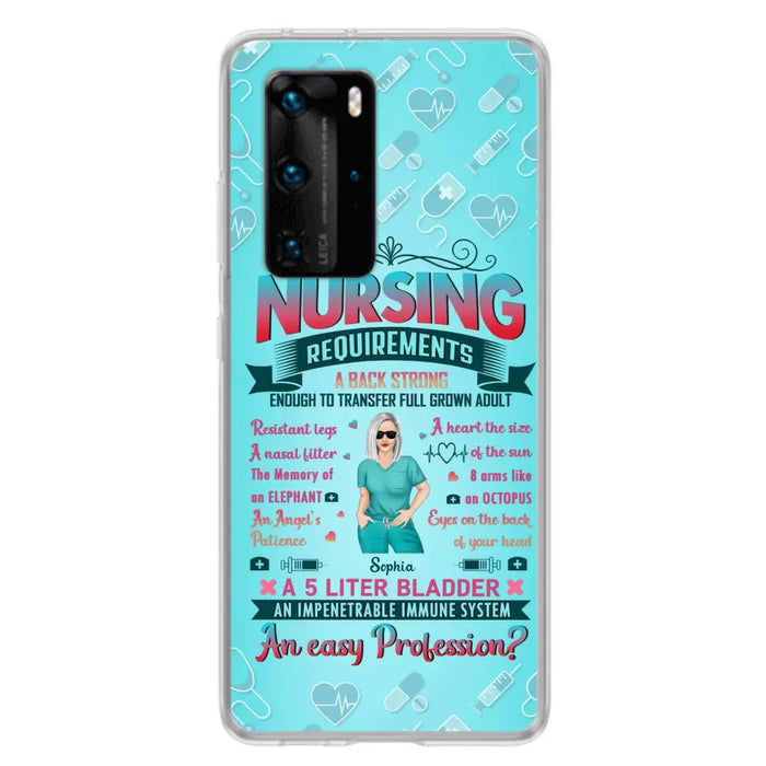 Custom Personalized Nurse Xiaomi/ Oppo/ Huawei Phone Case - Gift Idea For Nurse - Nursing Requirements