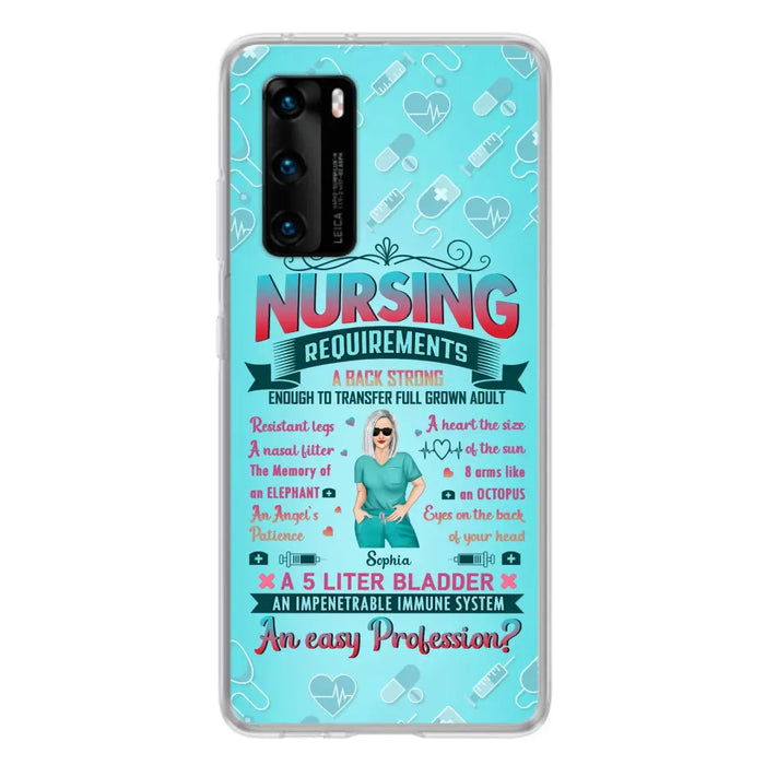 Custom Personalized Nurse Xiaomi/ Oppo/ Huawei Phone Case - Gift Idea For Nurse - Nursing Requirements