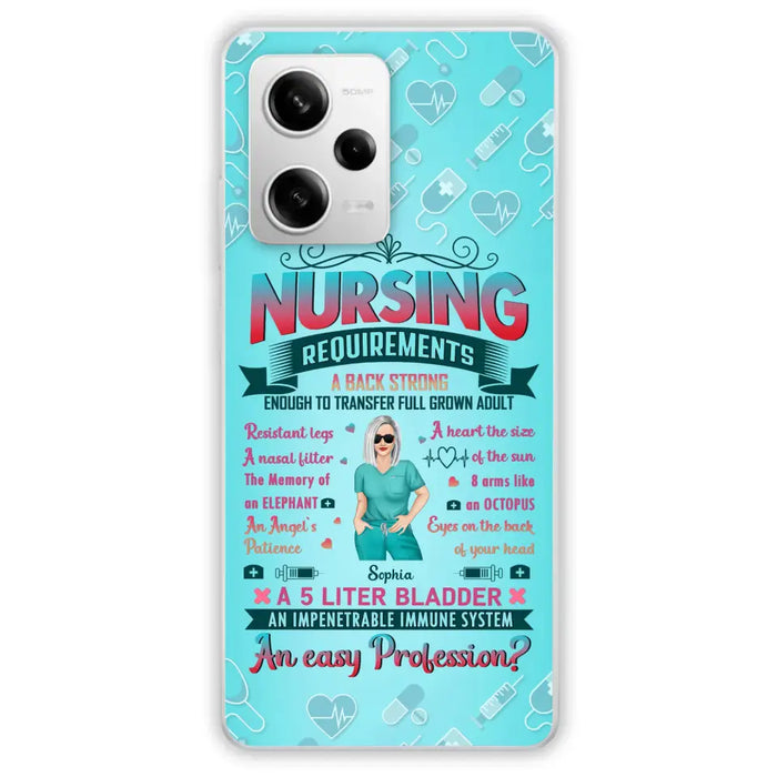 Custom Personalized Nurse Xiaomi/ Oppo/ Huawei Phone Case - Gift Idea For Nurse - Nursing Requirements