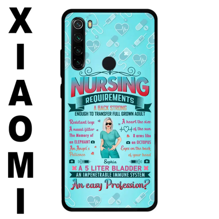 Custom Personalized Nurse Xiaomi/ Oppo/ Huawei Phone Case - Gift Idea For Nurse - Nursing Requirements