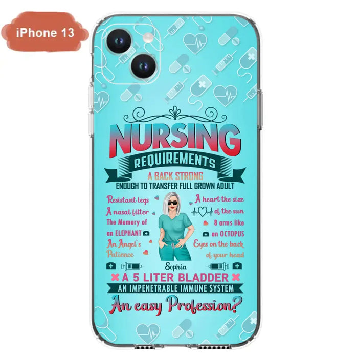 Custom Personalized Nurse Phone Case For iPhone/ Samsung - Nurse/ Birthday Gift Idea - Nursing Requirements